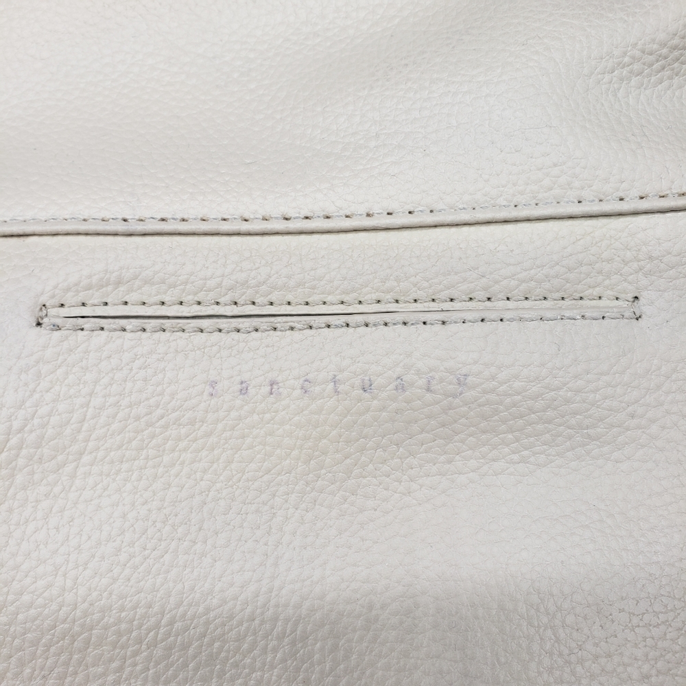 Sanctuary | Manhattanville White/Cream Leather Crossbody Bag - Picture 4 of 10